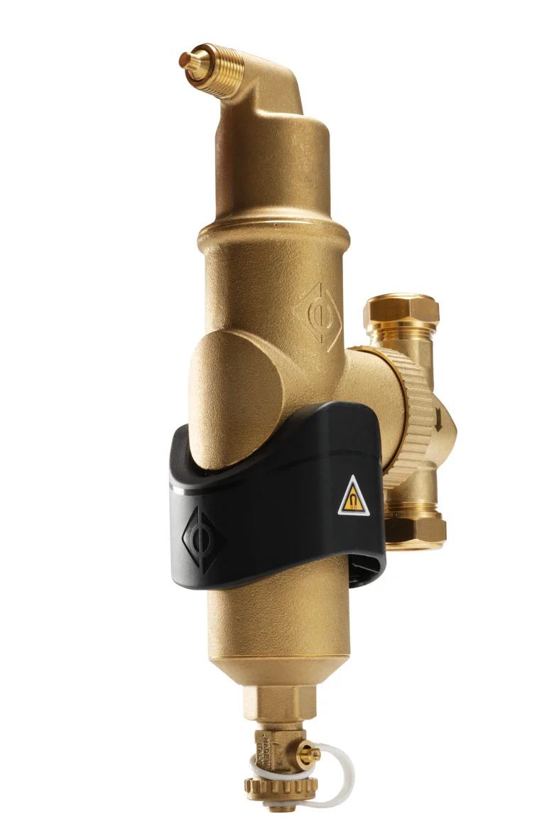 Spirotech Lucht-/vuilafscheider Spirotech SpiroCombi 3/4" 20 knelring horizontaal/verticaal met magneet extern UC075WJ