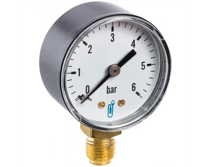 Syveco Manometer radiaal d:63 10bar 1/4 thermador M63R10