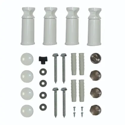 T2064 Initium radiatorophangset - Ral 9016 Verkeerswit