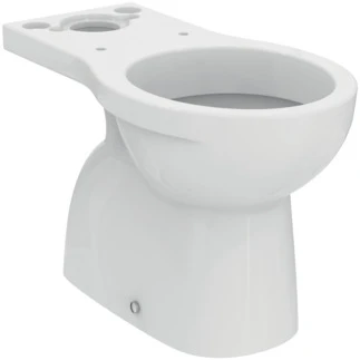 Alpha staand toilet 365 x 660 mm - wit - uitgang C/AO - met bevestiging T355301