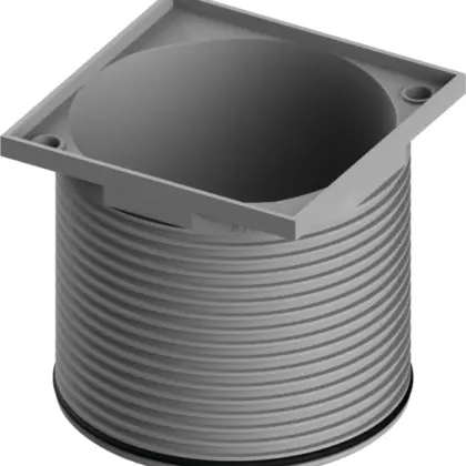 TECE TECEdrainpoint S kunststof roosterrand 100mm zonder rooster TECE 3660018