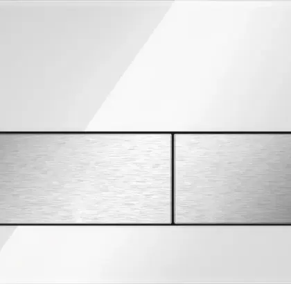 TECE TECEsquare WC-bedieningsplaat van glas voor duospoeltechniek