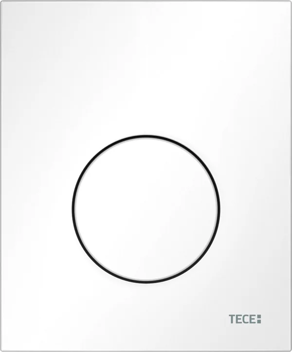 TECE Duwplaat TECE eenknops kunststof wit geschikt voor urinoir 9242600