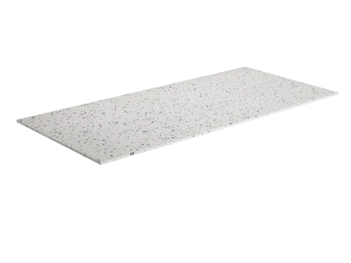 TOP.SS.1400.F007 Klaire solid tablet 1400 x 460 x 9 mm - terrazzo - inkortbaar afvoer/kraangat zelf te voorzien