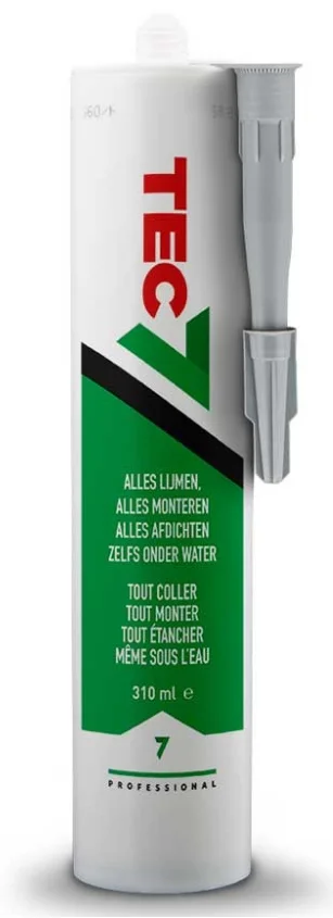 Tec 7 TEC 7 POLYMEER GRIJS 310 ML Novatech 535306000