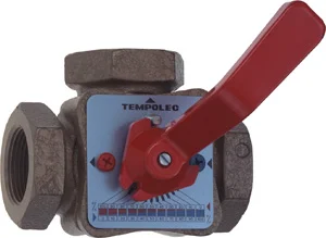 Tempolec Driewegmengkraan Tempolec DS G3 6/4" messing binnendraad DSG36/4