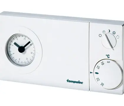 Tempolec Ruimteklokthermostaat Tempolec dag- of weekklok klasse II EASY2T