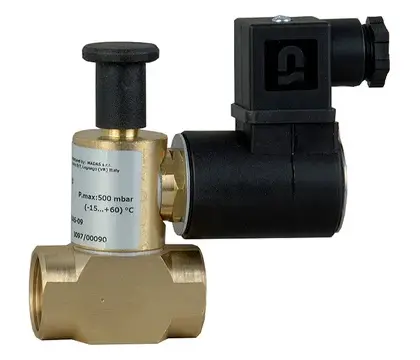 Tempolec Gasmagneetklep 230VAC NO 1 1/2 - 0