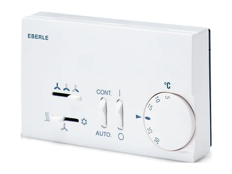 Tempolec Aircothermostaat + verwarmen/koelen + ON/OFF 230VAC 5-30grC 1CO 6A tempolec KLR-E7430