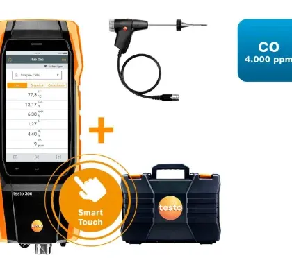 Testo 0564 3002 79 Testo 300 set rookgasanalyser met koffer en toebehoren