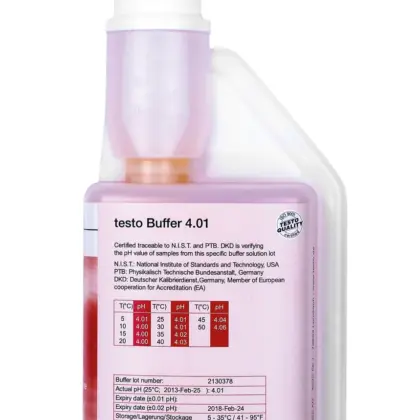 Testo Bufferoplossing pH 4