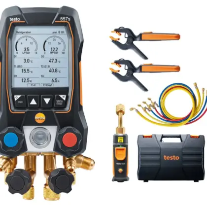Testo Testo 558s digitale manifold draadloze temperatuur en vacuumsondes