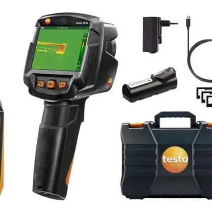 Testo Thermische camera met draadloze module testo 872s bluetooth-vochtigheidsvoeler testo 605i 05608726