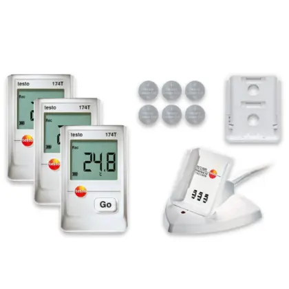 Testo Mini-temperatuur datalogger 174 T starterkit testo 05630561