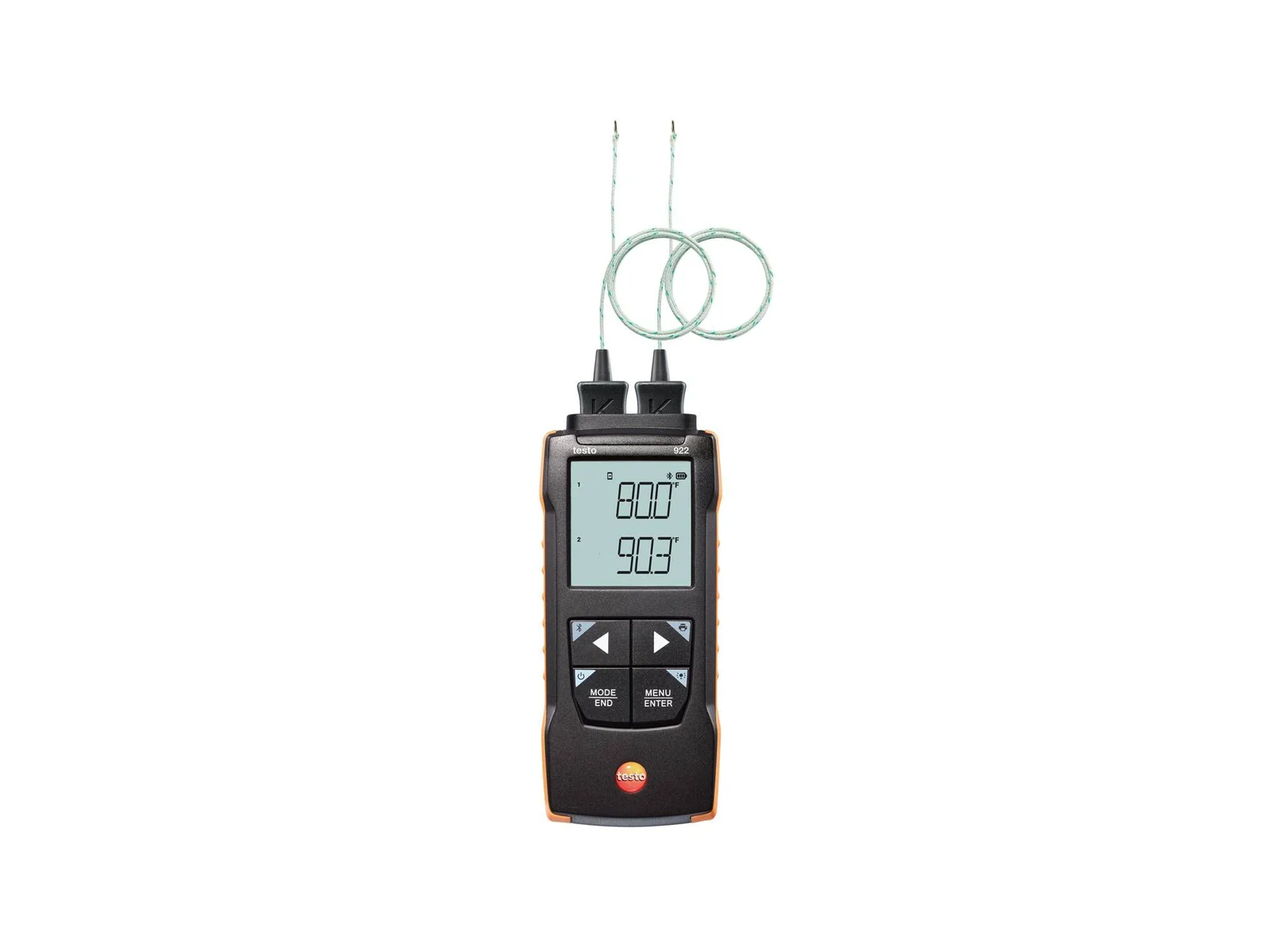 Testo Testo 922, 2-kanaals temperatuurmeetinstrument  testo TE type K (ex 05609221) 05630922
