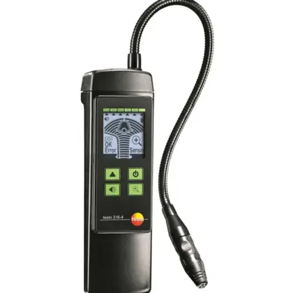 Testo Set testo 316-4 incl. sensorm. CFC HCFC HFC H2 etui netadapter oorplug Testo 05633164