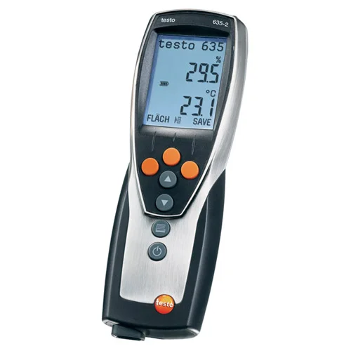 Testo Testo 635-2, vocht-/temperatuurmeetapparaat met geheugen,PC software en usb kabel testo 05636352