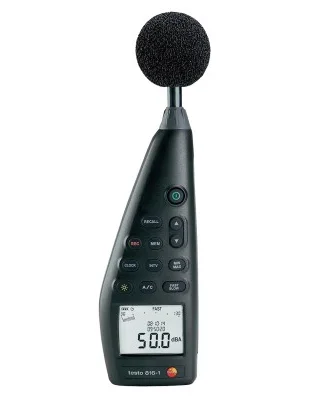 Testo Testo 816-1 geluidsmeter IEC 61672-1 klasse 2 incl. windbeschermer + PC-software 05638170