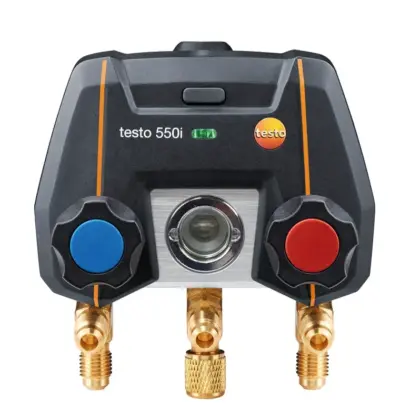 Testo Testo 550i digitale manifold met Bluetooth 5.0 incl. batterijen en kalibratieprotocol testo 05642550