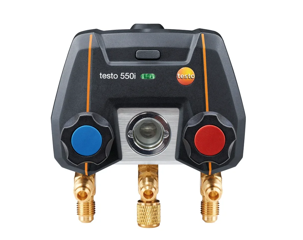 Testo Testo 550i digitale manifold met Bluetooth 5.0 incl. batterijen en kalibratieprotocol testo 05642550