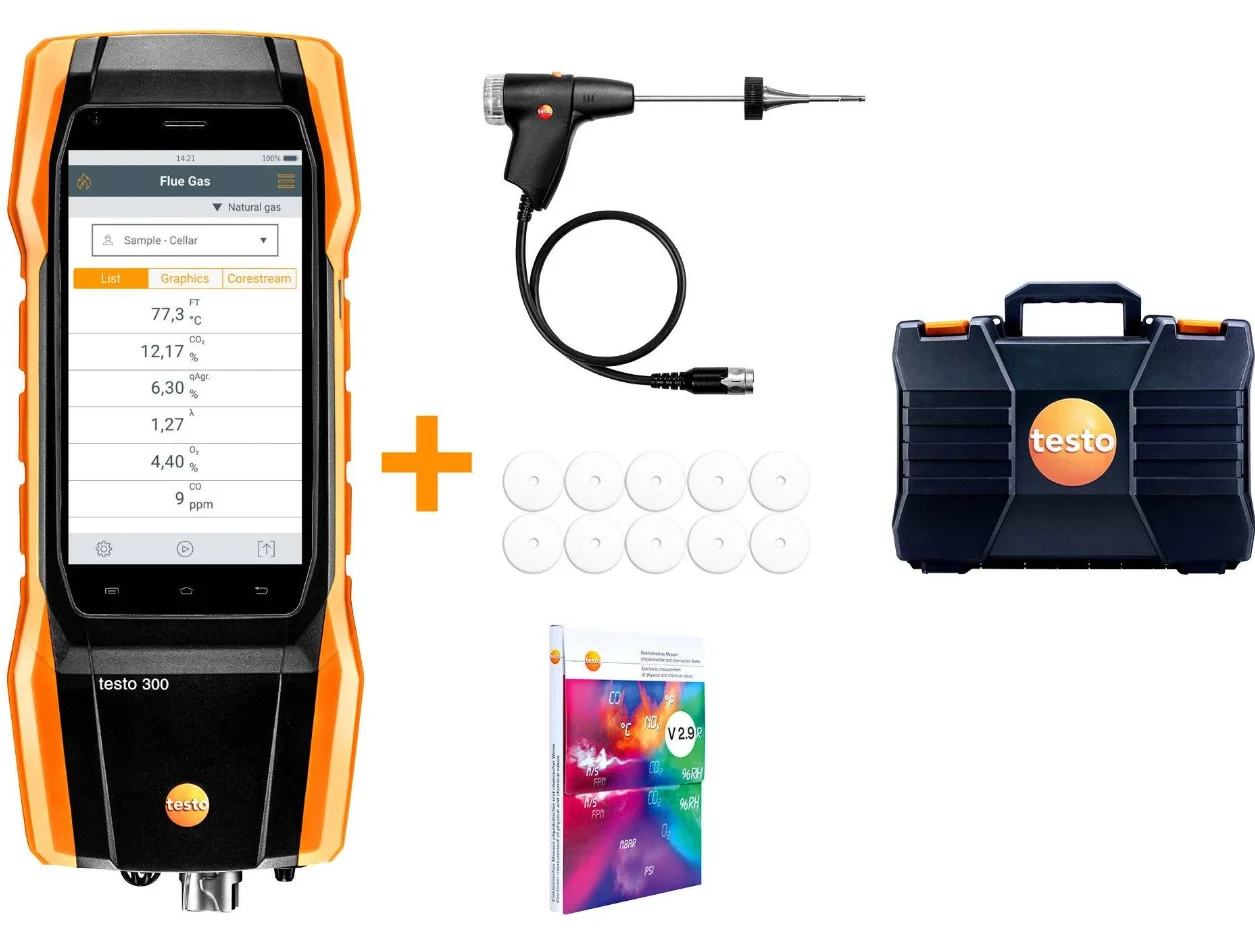 Testo Set testo 300 LL-1 testo (ex 0563337170) (zie 0564330040) 0564300477