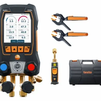 Testo Testo 558s set digitale 4-weg manifold TouchScreen Bluetooth 5.0 05645582