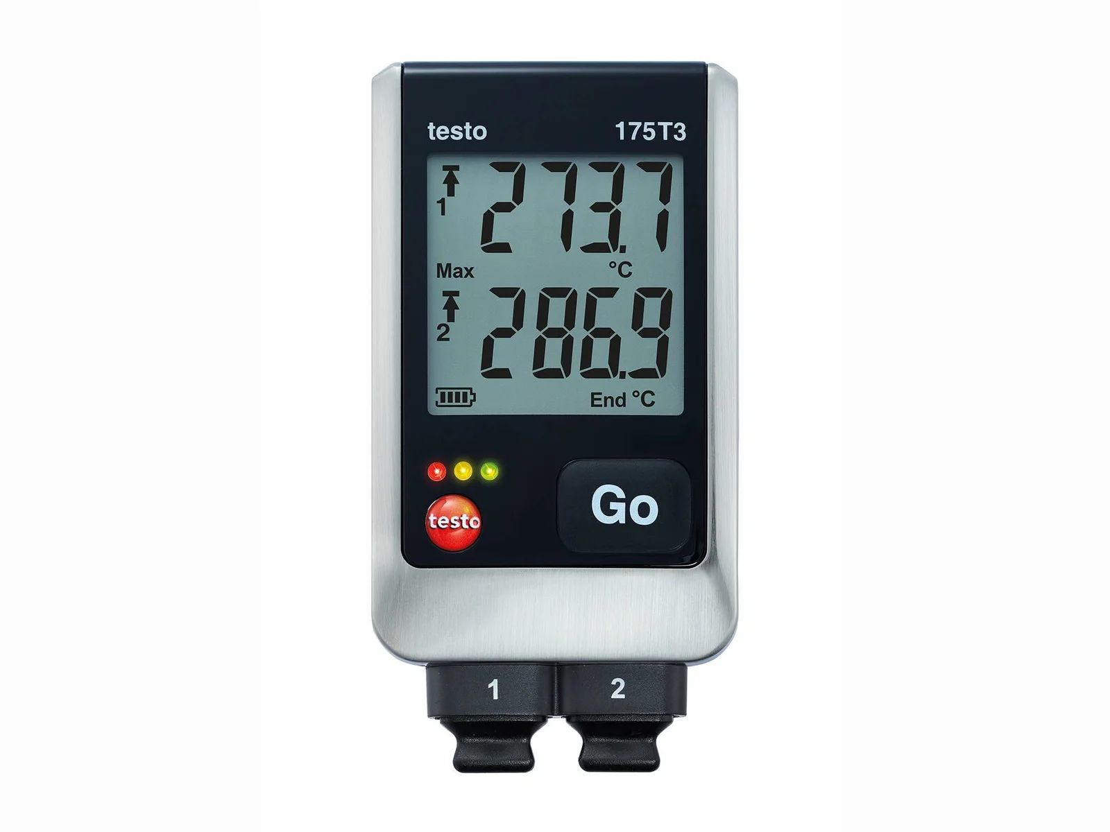 Testo Testo 175T3 temperatuurlogger (met display) 2 kan. externe sensoraansluiting testo 05721753