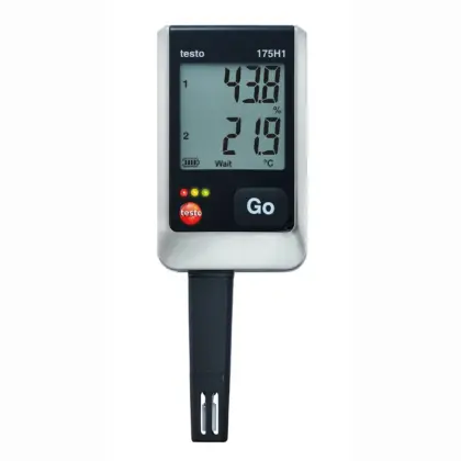 Testo Testo 175H1 vocht- en temperatuurlogger met scherm 2 kanalen met interne vochtsensor testo 05721754