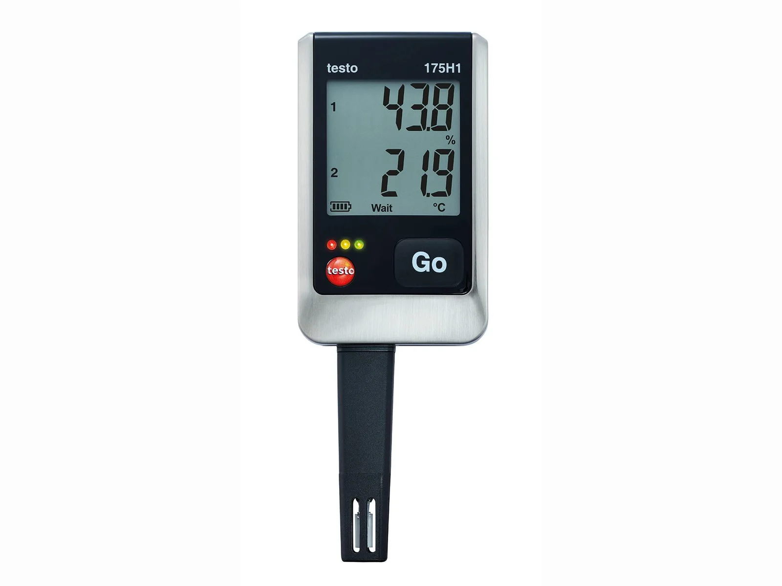 Testo Testo 175H1 vocht- en temperatuurlogger met scherm 2 kanalen met interne vochtsensor testo 05721754