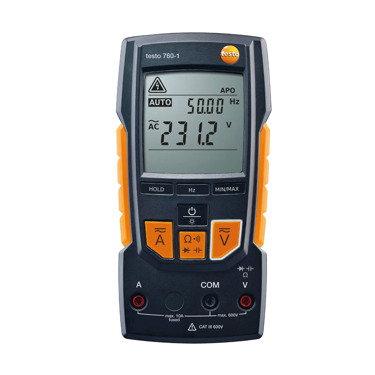Testo Testo 760-1, multimeter incl. batterijen en 1 set meetkabels testo 05907601