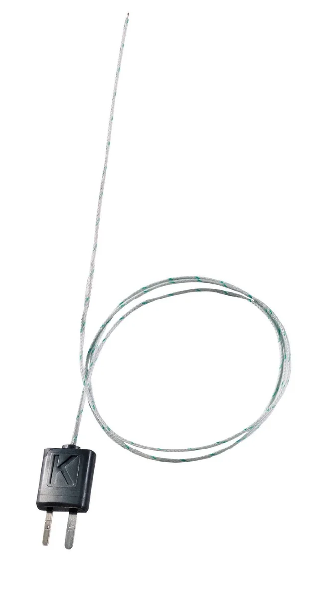 Testo Thermokoppel, -50...+400°C, t99 = 5 sec.(isolatie : glaszijde), lengte 800mm testo 06020644