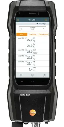 Testo Rookgasanalysemeter Testo 300 LongLife O2/CO 0632300496