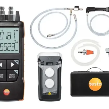 Testo Testo 512-1 Set dichtheidscontrole gasleidingen Digitale verschildrukmeter - Testo 2205631512