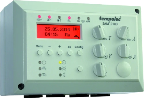 Theben SAM2100 weersafhankelijke regelaar - 230V - sturing van brander - circulator cv en sww SAM2100