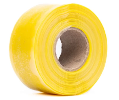 TracPipe GPF101398 TracPipe PLT zelfvulcaniserende silicone tape 25 mm (rollengte 2m) - geel - prijs per rol