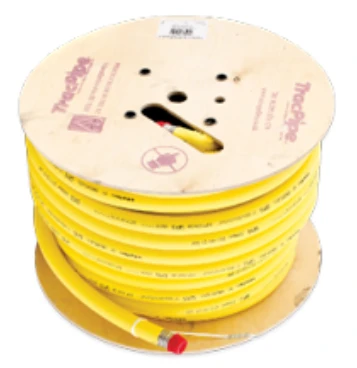 TracPipe PLT inox flexibele buis voor gas 28 mm (rollengte 55m) - geel - prijs per meter GPF101409