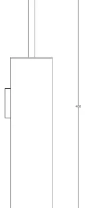 ULTIMACKE00185 Key toiletborstelhouder wand model - brushed bronze