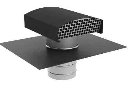 Ubbink 0120042 Ubbink Ubvent ventilatiedakdoorvoer 200 mm - RAL 7016 antracietgrijs