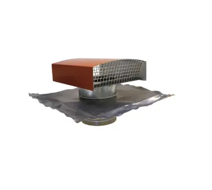 Ubbink 0120053 Ubbink Ubiflu ventilatiedakdoorvoer 200 mm - terracotta