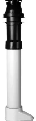 Ubbink 0184165 Ubbink Rolux 4G concentrisch Alu/Staal dakdoorvoer 80/125 mm - voor niet condenserende ketels