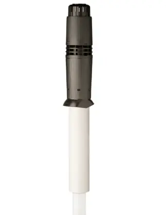 Ubbink 0184411 Ubbink Rolux 5G concentrisch PP/Staal dakdoorvoer 80/125 mm - zwart - standaard model