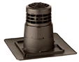 Ubbink 0184432 Ubbink Chemilux 5G PP schoorsteenopstand vlakke plaat 80 mm - zwart
