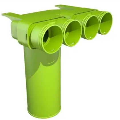 Ubbink 0188175 Ubbink Air Excellent 23C Vent.Adapt. 125-90°