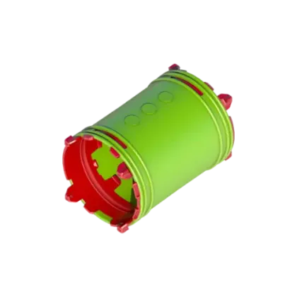 Ubbink 0188984 Ubbink Air Excellent click-seal systeem AE23C koppelstuk flexibel 63 mm