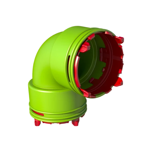 Ubbink Air Excellent click-seal systeem AE48C bocht 90°  90 mm 0189034