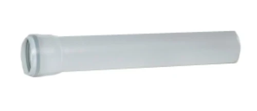 Ubbink Rolux PP rookgasafvoer buis 80 mm (lengte 500mm) - wit 0222951