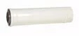 Ubbink 0224053 Ubbink Rolux concentrisch Alu/PVC verlengbuis (lengte 1000mm) 80/125 mm - voor niet condenserende ketels