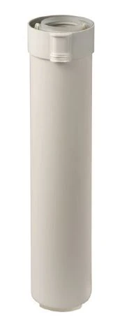 Ubbink Sekurit concentrisch PP/PP verlengbuis 60/100 mm (lengte 2000mm) 0229304
