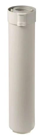 Ubbink 0229532 Ubbink Sekurit concentrisch PP/PP verlengbuis 80/125 mm (lengte 1000mm)