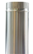 Ubbink Ubigas alu verlengbuis 130 mm (lengte 1000mm) 0371014